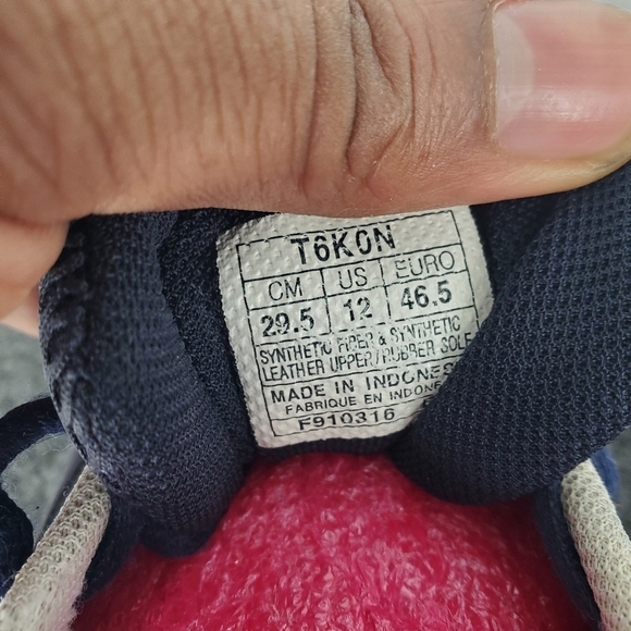 Asics Shoe Men's 12 FuzeX Patriotic USA Flag Running Sneakers T6K0N - Picture 3 of 10